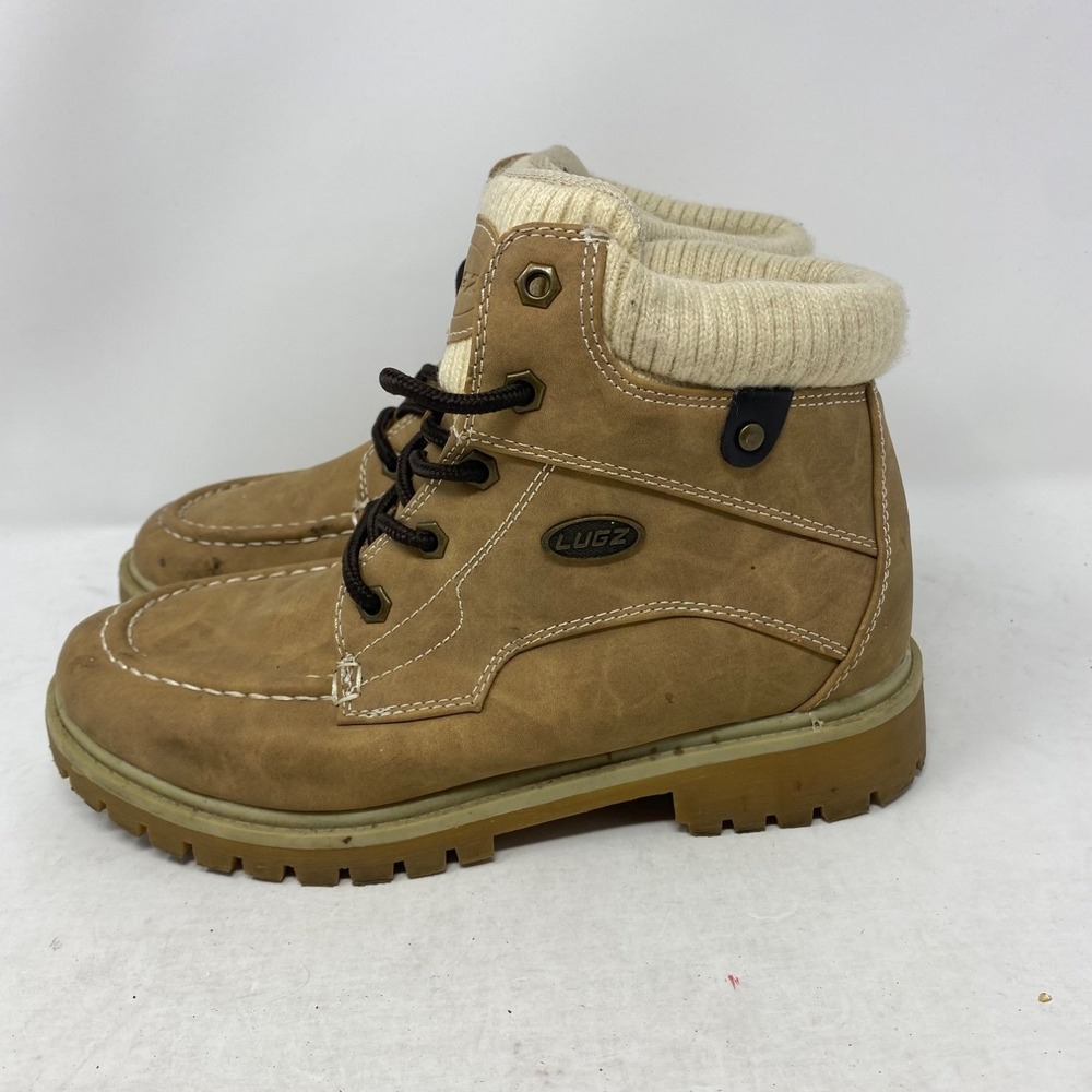 Lugz WAUROD-265 Womens ankle boots US 8 Brown Slip Resistant Padded